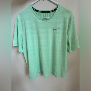 Nike Men’s Miler Dri-Fit T-Shirt | Size: Men’s Large | Color: Neon Green